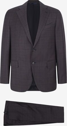 Caruso Karierter Anzug