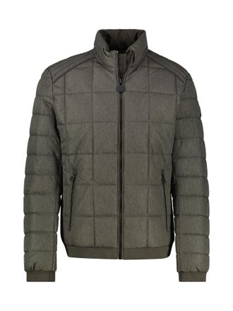 Lerros Steppjacke LERROS Steppjacke in Woll-Optik, Herren, Gr. S, braun (middle braun), 100% Polyester, Jacken Steppjacke