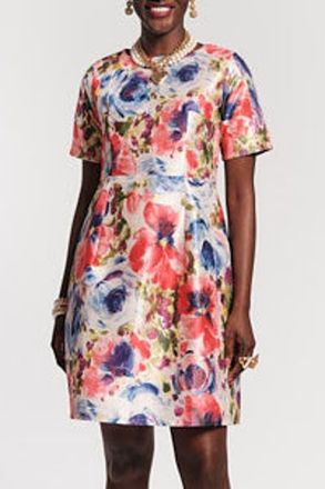 Frances Valentine Michelle Mini Dress Super Bloom in Pink/purple/multi at Nordstrom, Size X-Small