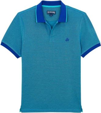 Vilebrequin Palatin Kleurveranderend Poloshirt - Heren - Polos - Blauw - XL - Katoen - Tops