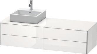 Duravit Lavabo Consola Duravit Xsquare, Suspendido, 4 Cajones, Lavabo A