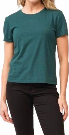Dear John Denim Unity Crewneck Tee In Deep Teal