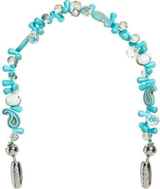 OSSA Crystal Paisley Wrist Strap for iPhone Case in Turquoise at Nordstrom