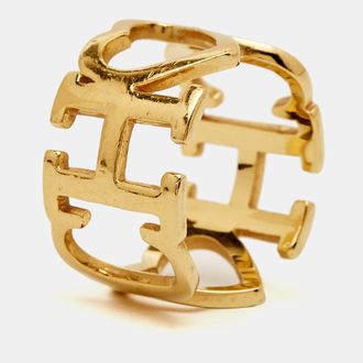 Carolina Herrera Gold Tone Ring