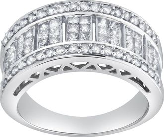 LuvMyJewelry Illumina 1.25 Ct 10K Gold Diamond Band in 10K White Gold at Nordstrom, Size 7