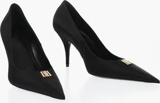 Balenciaga Satin Pumps EDIT With Front Monogram 10cm Balenciaga