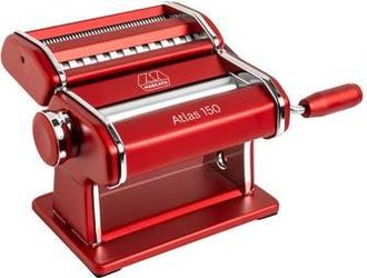 Marcato Atlas 150 Pasta Machine with Cutter, Hand Crank, and Instructions, Made in Italy in Red at Nordstrom