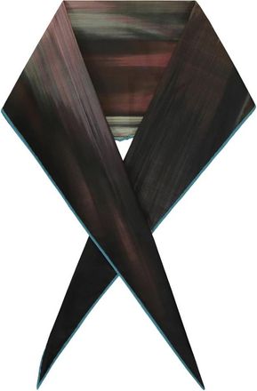 Ermenegildo Zegna Sjaal met puntige profiel - Heren - Sjaals - Veelkleurig - ONE Size - Katoen - Accessoires