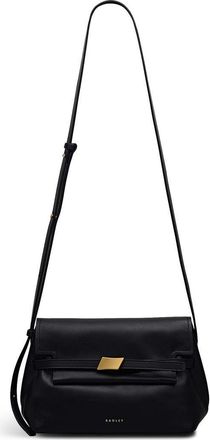 Radley London The Christina Small Flapover Crossbody Bag in Black at Nordstrom