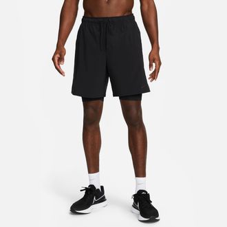Nike Mens Unlimited Dri-FIT 7 2-in-1 Versatile Shorts in Black | DV9334-010