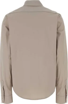 Miu Miu Stretch Poplin Shirt - Gray
