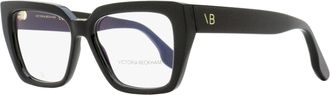 Victoria Beckham Womens Angular Rectangle Eyeglasses VB2648 001 Black 54mm