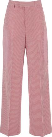 ARMARIUM striped trousers - Rosso