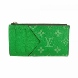 Louis Vuitton Green Coin Purse/Coin Case (Pre-Owned)