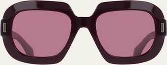 Ferragamo Butterfly Rayon Blend Sunglasses
