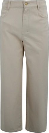 Max Mara Wide Trousers, female, Beige, 2XS, Wide Trousers
