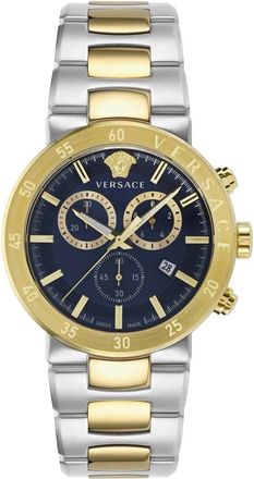 Versace Chronograph Urban Mystique Horloge - Heren - Horloges - Grijs - ONE Size - Accessoires
