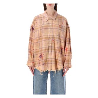 R13 Shirts, female, Multicolor, Size: M Oversized Shirt