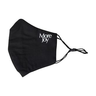 More Joy Accessories, unisex, Black, Size: ONE SIZE Logo Print Face Mask