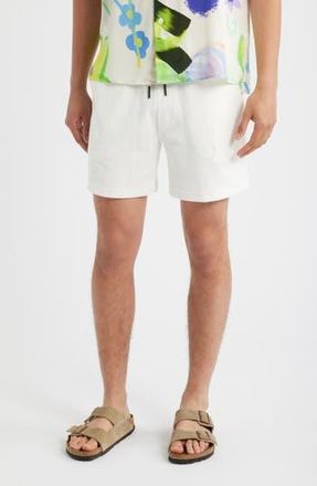 OAS White Cotton Terry Cloth Drawstring Shorts at Nordstrom Rack, Size Xx-Large