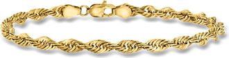 Ross-Simons 4mm 14kt Yellow Gold Rope-Chain Bracelet