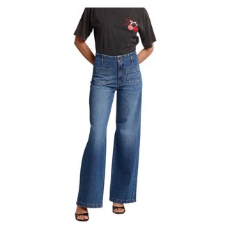 Kocca Wide Jeans, female, Blue, Size: 2XS Wide Leg Pants