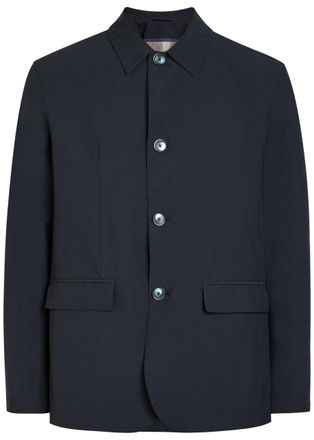 Herno Woven Jacket - Navy - 54 (UK44 / Xxl)