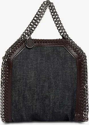 Stella McCartney Schultertasche aus Denim und Kunstleder Falabella