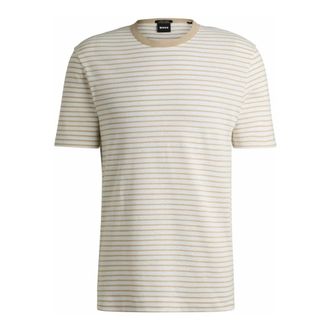 HUGO BOSS Heren, Tops, Beige, Maat: L Katoen