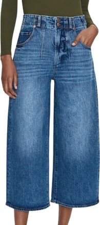 Pistola Denim Scarlett High Rise Wide Jean In District