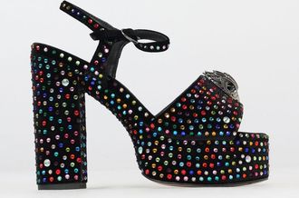 Kurt Geiger Sandalo con plateau Kensington Kurt Geiger London in velluto con strass multicolor