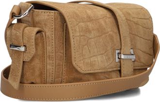 Hogan Dames, Tassen, Bruin, Maat: ONE Size Su&egrave;de