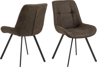 Furniture To Go Waylor Dining Chair in Grey Fabric