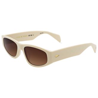 Rag & Bone Rag & Bone Womens 55mm Cream Gold Sunglasses