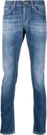 Dondup Slim Fit Jeans - Heren - Slim Fit Jeans - Blauw - W33 - Katoen - Jeans