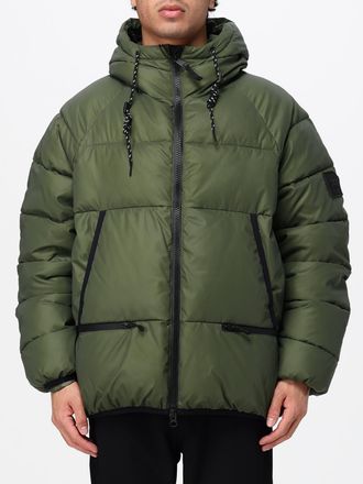 Outhere Piumino in nylon idrorepellente con cappuccio e collo alto