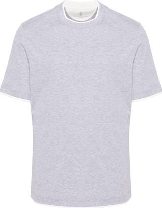 Brunello Cucinelli T-Shirt With Faux-Layering