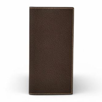 Gucci Brown Leather Long Wallet (Bi-Fold) (Pre-Owned)