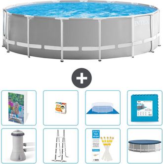 Intex Piscina Prism Frame Redonda - 457x122 Cm - 9-piezas S570