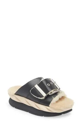 4CCCCees Mellow Laze Platform Slide Sandal in Oreo at Nordstrom Rack, Size 10Us / 41Eu