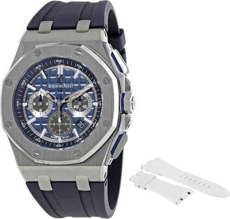Audemars Piguet Royal Oak Offshore Chronograph Blue Dial Mens Watch 26480TI.OO.A027CA.01