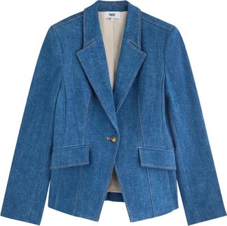 Paige Blazer denim Candace - Blu