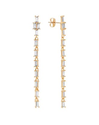 Ettika 18K Plated Linear Earrings