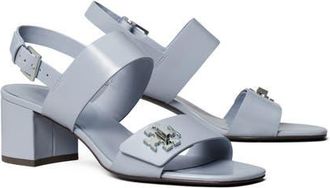 Tory Burch T Lock Block Heel Sandal in Vapor Blue at Nordstrom, Size 5.5
