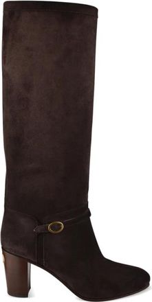 Valentino Garavani Pattie 75 Boot - Dames - Laarzen met Hak - Bruin - 40 1/2 EU - Leer - Schoenen