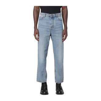 Ami Straight Fit Jeans, male, Blue, W35, Classic Denim Jeans