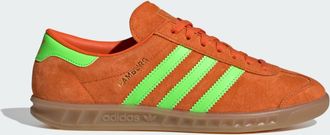 adidas Originals ADIDAS Originals Unisex Hamburg Shoes - Orange Leather - Size UK 10.5