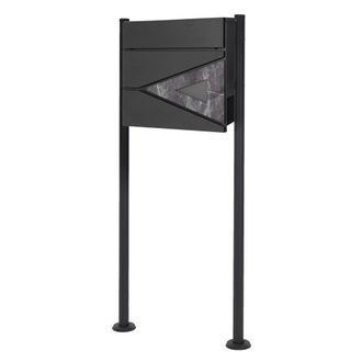 ML Design Buz&oacute;n moderno de correos cartas antracita &oacute;ptica