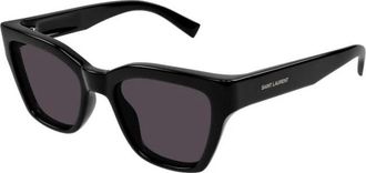 Saint Laurent Zonnebrillen - Dames - Zonnebrillen - Zwart - 52 MM - Accessoires
