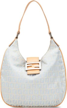 Fendi Borsa passepartout in tela con motivo Zucchino 2000-2010 - Blu